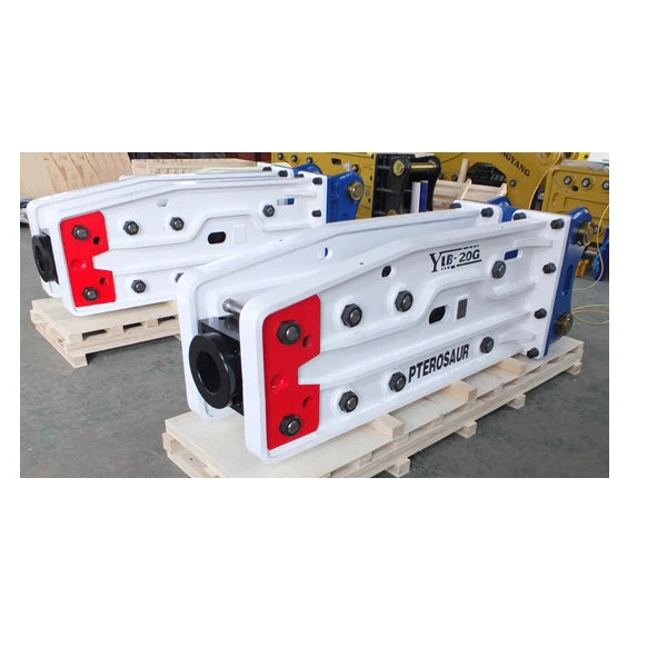 KB Comac 260 KG 45mm Rod 1.2-3.0 Ton Excavators Hydraulic Breaker Jack Hammer 20CrMo Steel Pump Gearbox Bearing Engine Motor 