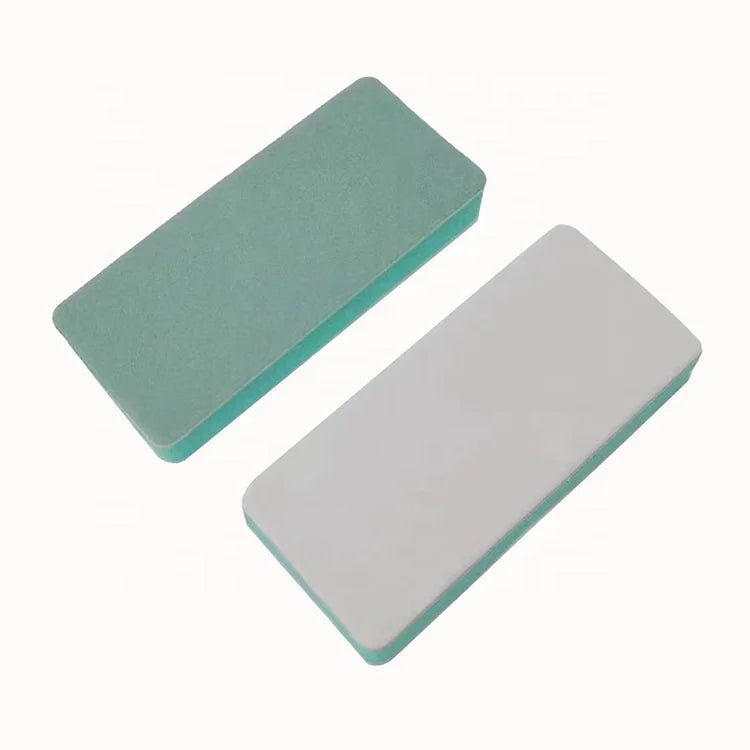 Custom Print Logo Double Sided Sponge & EVA Nail Shiner Care Buffers Block for Acrylic