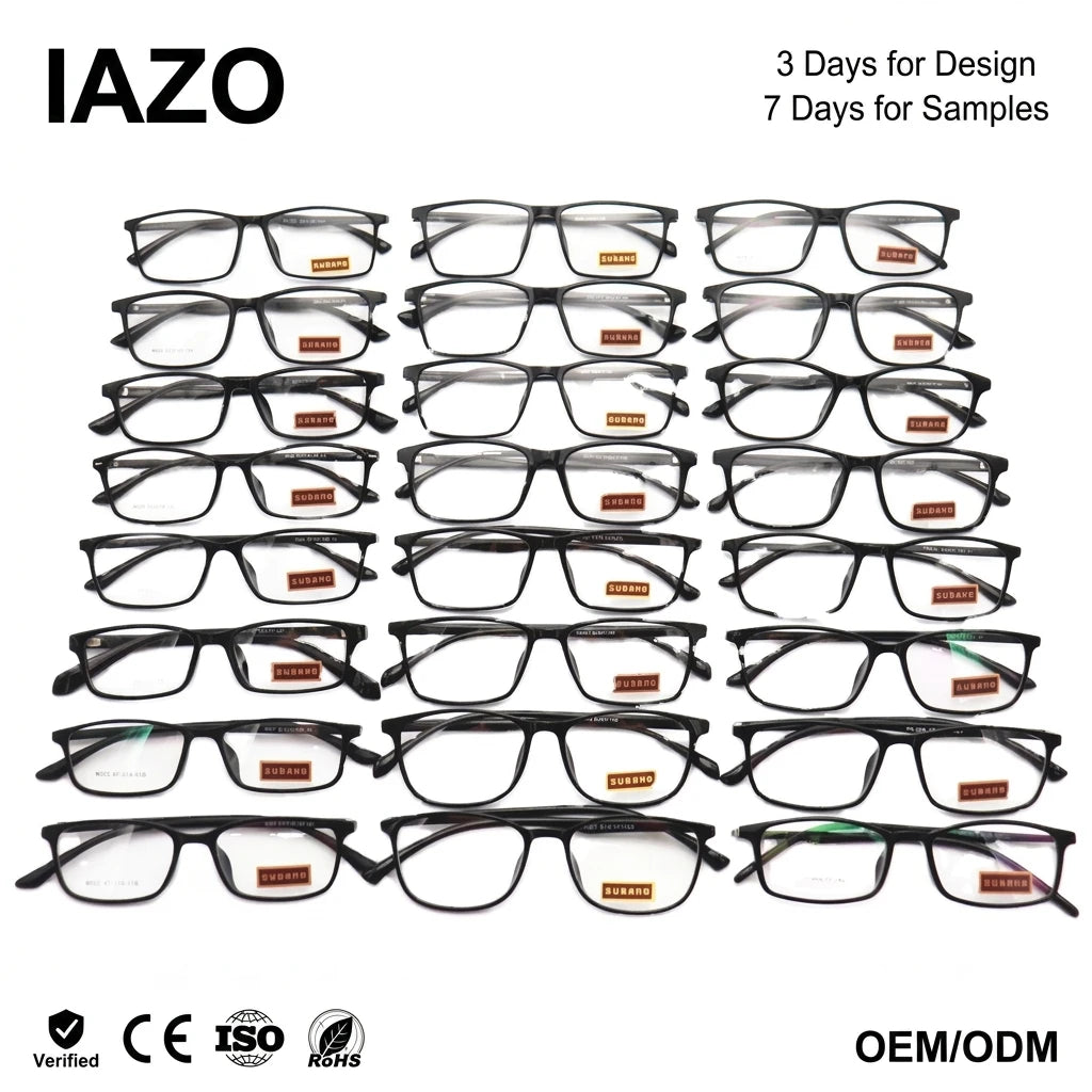 Retro TR90 Eyeglasses Frame Wholesale Pure Black TR90 Glasses Frame Glasses Mixed Batch