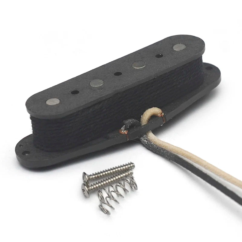 Alnico V Pickup for TL Bass Single Coil Vintage Style  6.8K 51 Precision Bass Pickup for Electric Guitar Black