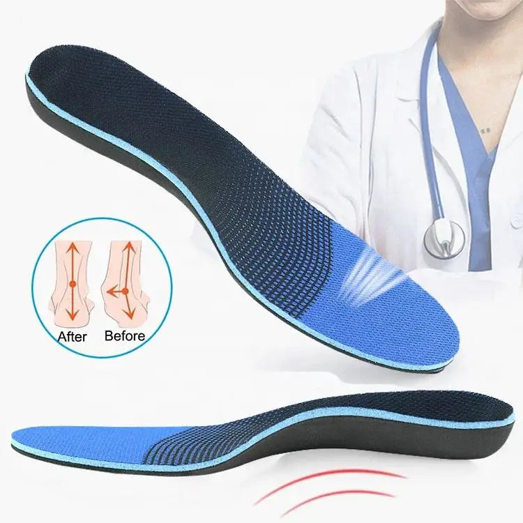 Plantar Fasciitis Flat Feet Insoles Arch Supports Orthotics Inserts Pain Relieve FlatFoot Orthopedic Insole for Shoe