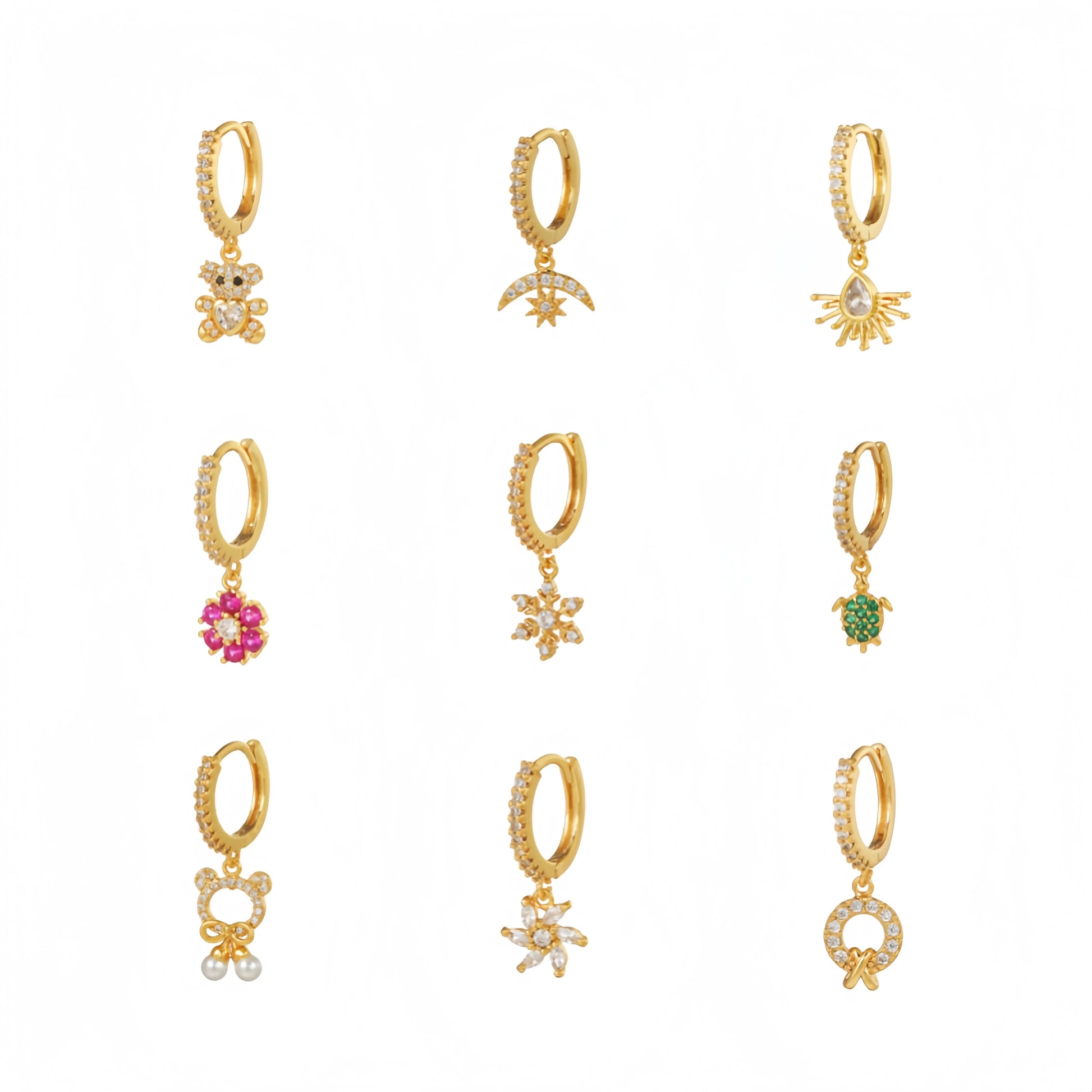 Zuola Elegant 5A Zircon Fine Jewelry Earrings  with Pendant  Fashion Jewelry for Womens