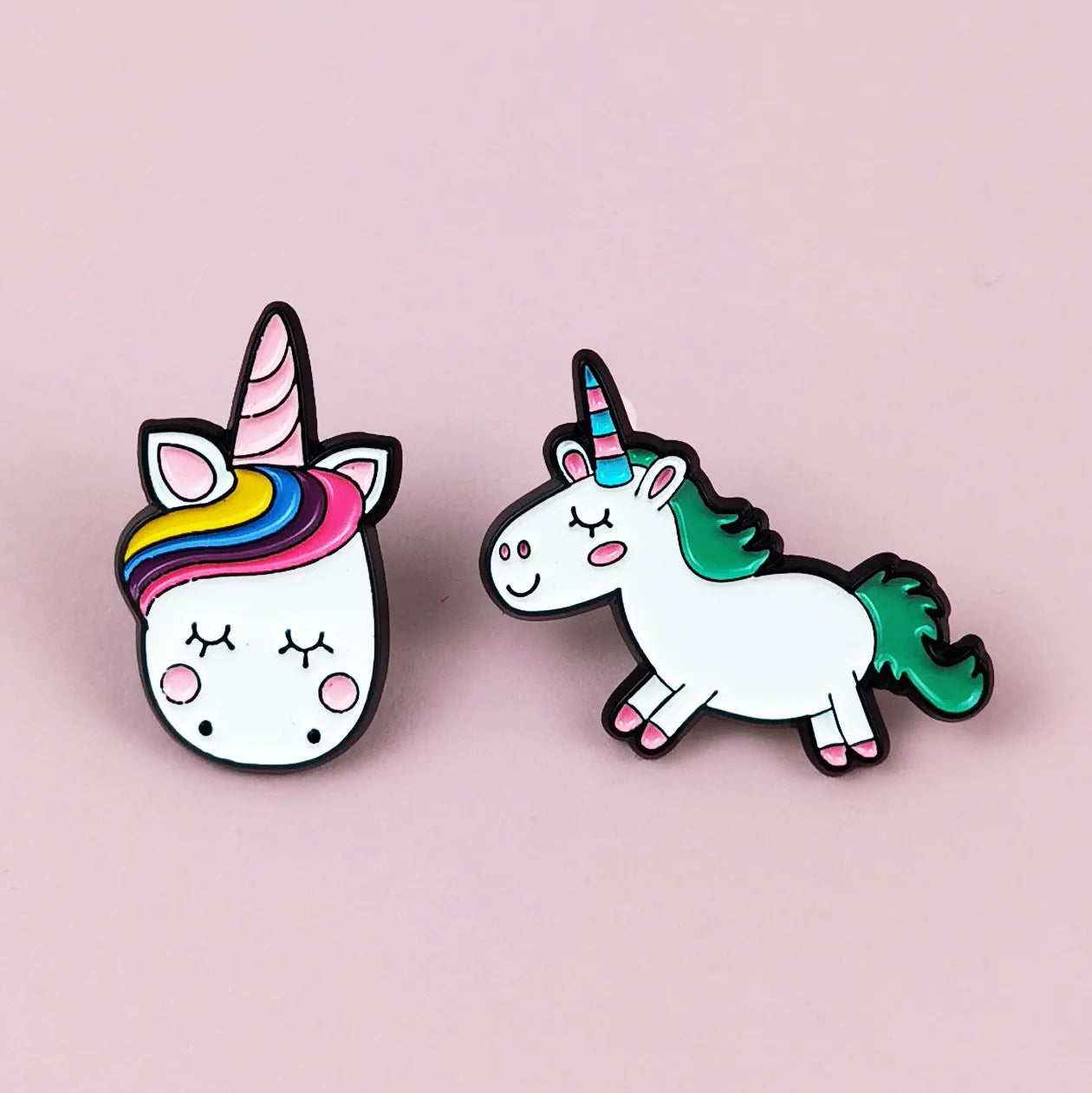 Factory Price Custom Cute Cartoon Unicorn Enamel Pin Bulk Wholesale Metal Lapel Badge Brooch for Bags Clothes Decor