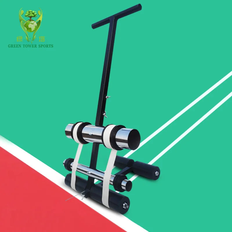Green Tower Manual Court Tape Pasting Marking Machine Hot Sale Sports Court Equipment Hand Tools for Turning Floor Line