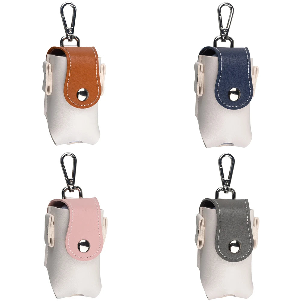 Mini Professional Golf Ball Carrying Bag with PU Storage Clip Hook Small Waistband Pouch Pack Convenient Carrying Holder