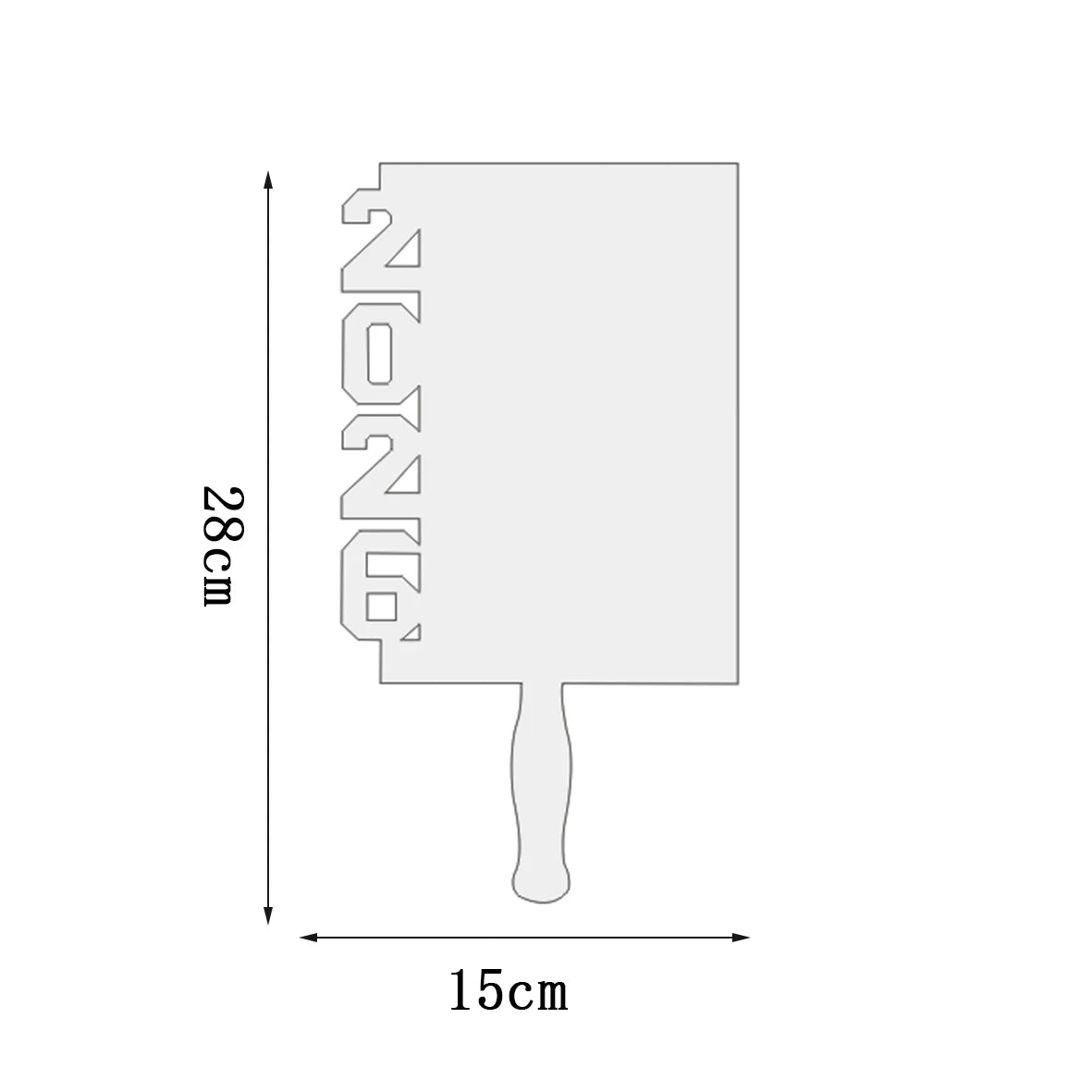11 X 5.9Inches Custom Wooden Fan Paddle Sublimation Blank MDF 2026 / GRAD  Fans