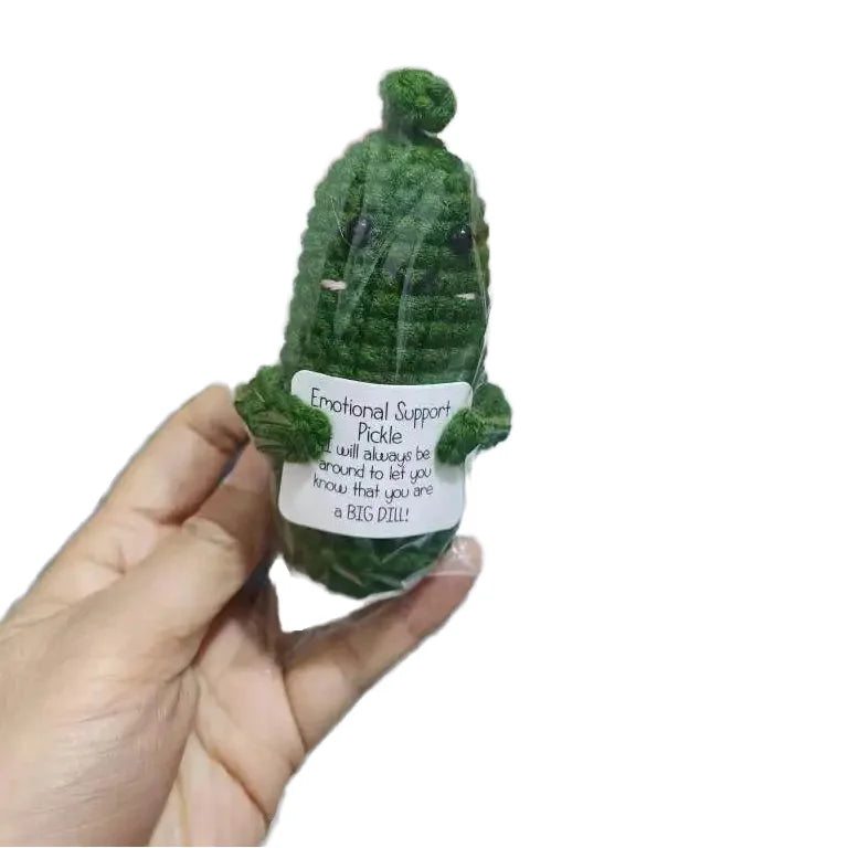 Handmade Crochet Positive Potato Key Chain Emotional Support Novelty Fruits and Vegetables Y1050 Hot Sale