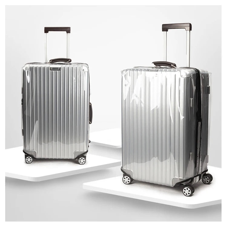Clear Pvc Luggage Protector Cover Travel Anti Scratch High Quality Dust-Proof Waterproof Suitcase Cover
