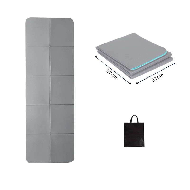 High Density TPE Folding Yoga Mat Eco-Friendly Anti-Slip Waterproof Durable Washable with Custom Logo