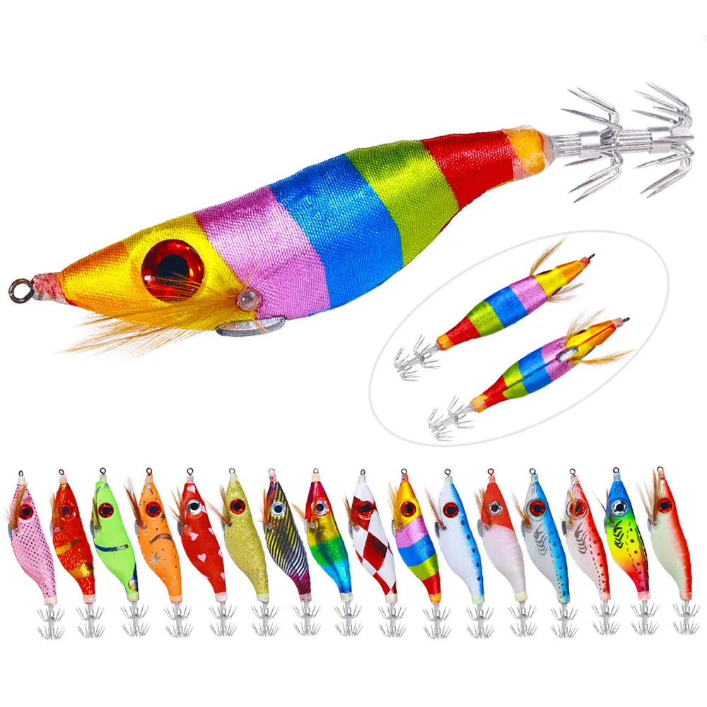 10cm 9g Luminous Squid Jigs Hook Wholesale Squid Bait Glow Fishing Bait