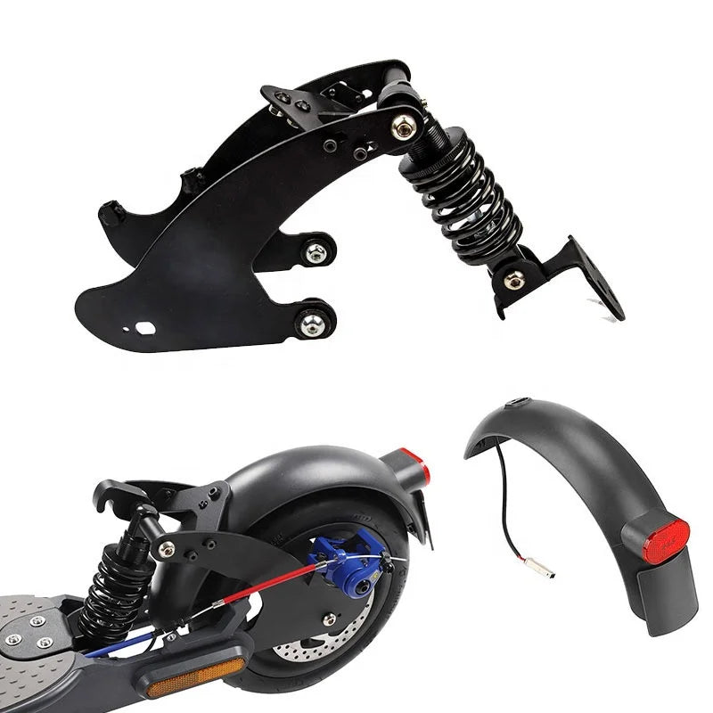 Ulip for  3 Electric Scooter Rear Suspension Kit Shock Absorber With Fender Light Accessories Replacement Repairs Parts