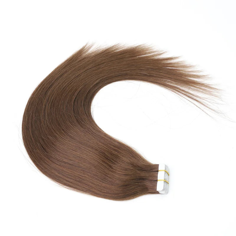 EMEDA Real Remy #4 Tape in Human Hair Extension Supplies Raw Brazilian 50g