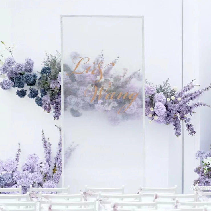 K-0588 Wholesale Faux Silk Purple Artificial Flowers Light Purple Roses Holding Bridal Bouquets for Decor Wedding