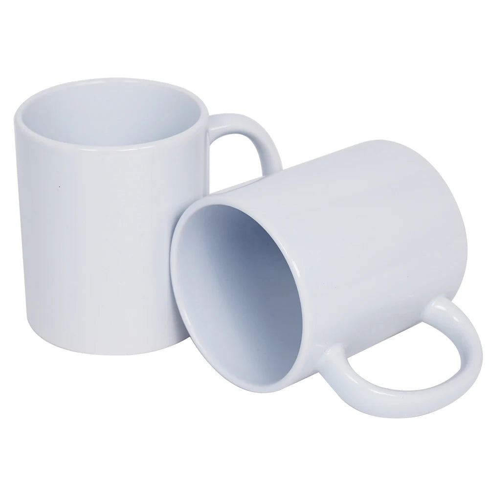 Factory Wholesale Mugs and Cup 11oz 325ml Ceramic White Mug Sublimation Mug Supplier