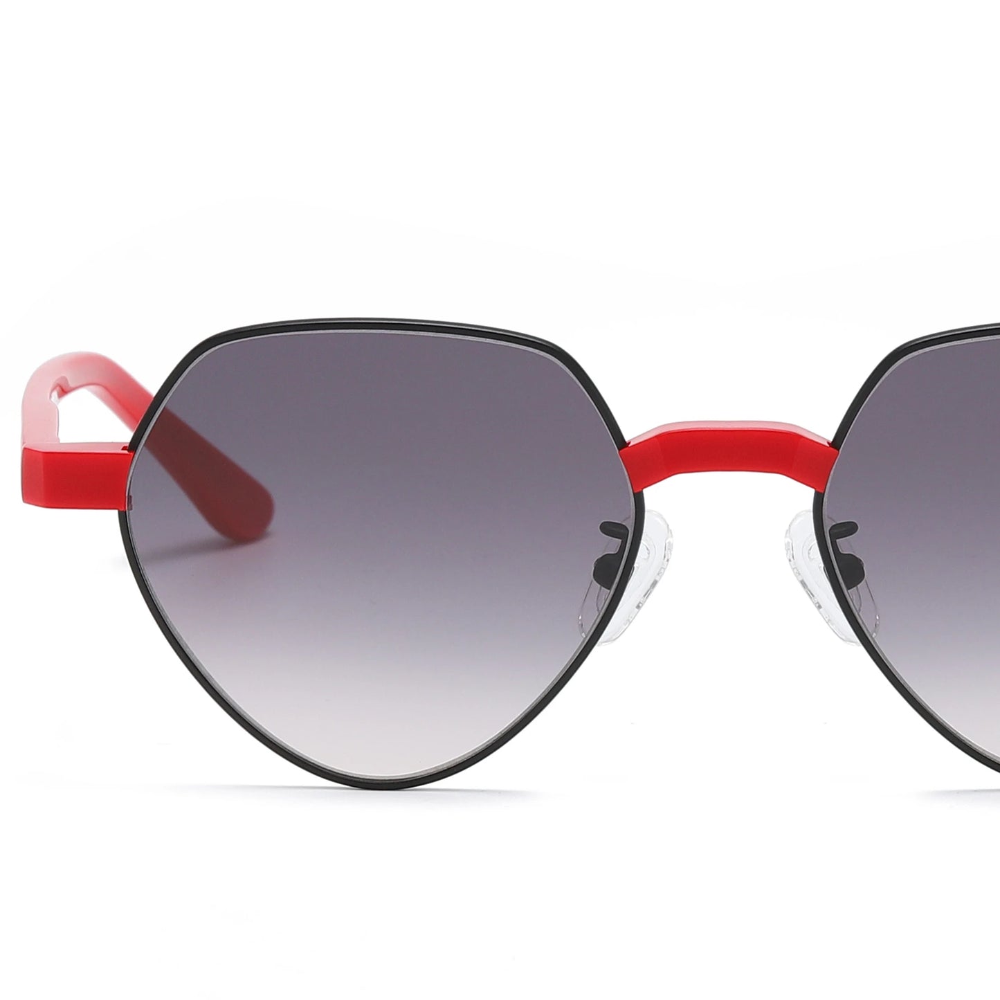 Ready to Ship Cheap Hot Selling Heart Sunglasses Shade Wholesale Acetate and Metal Heart Shades Sunglasses