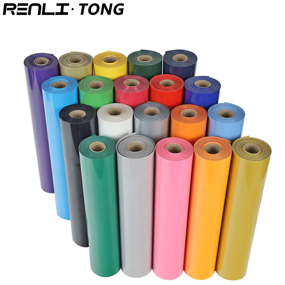 Renlitong Soft Pvc Heat Transfer Vinyl Film Textile's Pattern Material Work Wholesale
