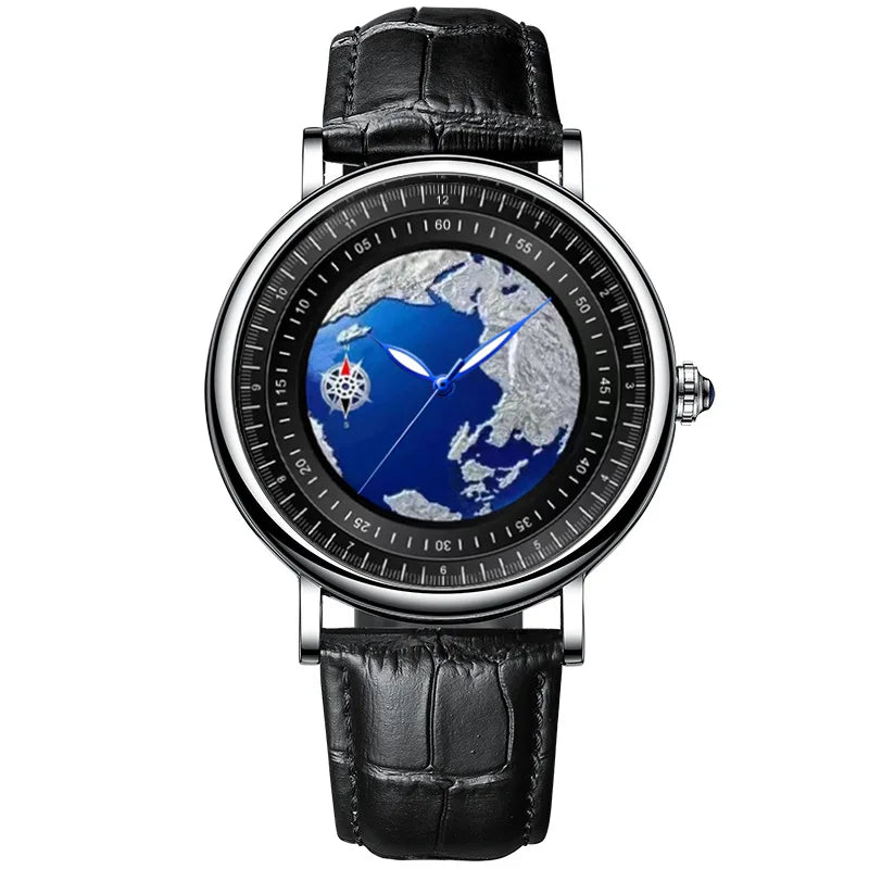 New Design Factory  Alloy Watch Luxury Men Mechanical Automatic Skeleton Watch Wristwatch Man