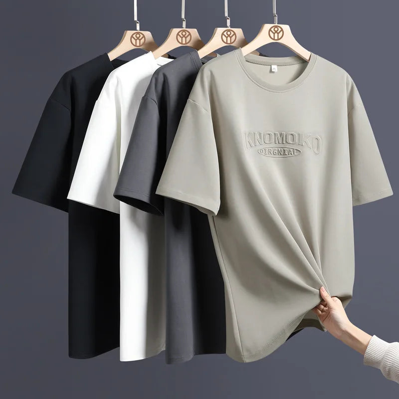 RNSHANGER Men Plus Size 8XL Tshirts Casual 3D Print Camping T Shirts Fashion Short Sleeve Tees Top Hip Hop Summer Man T-Shirt