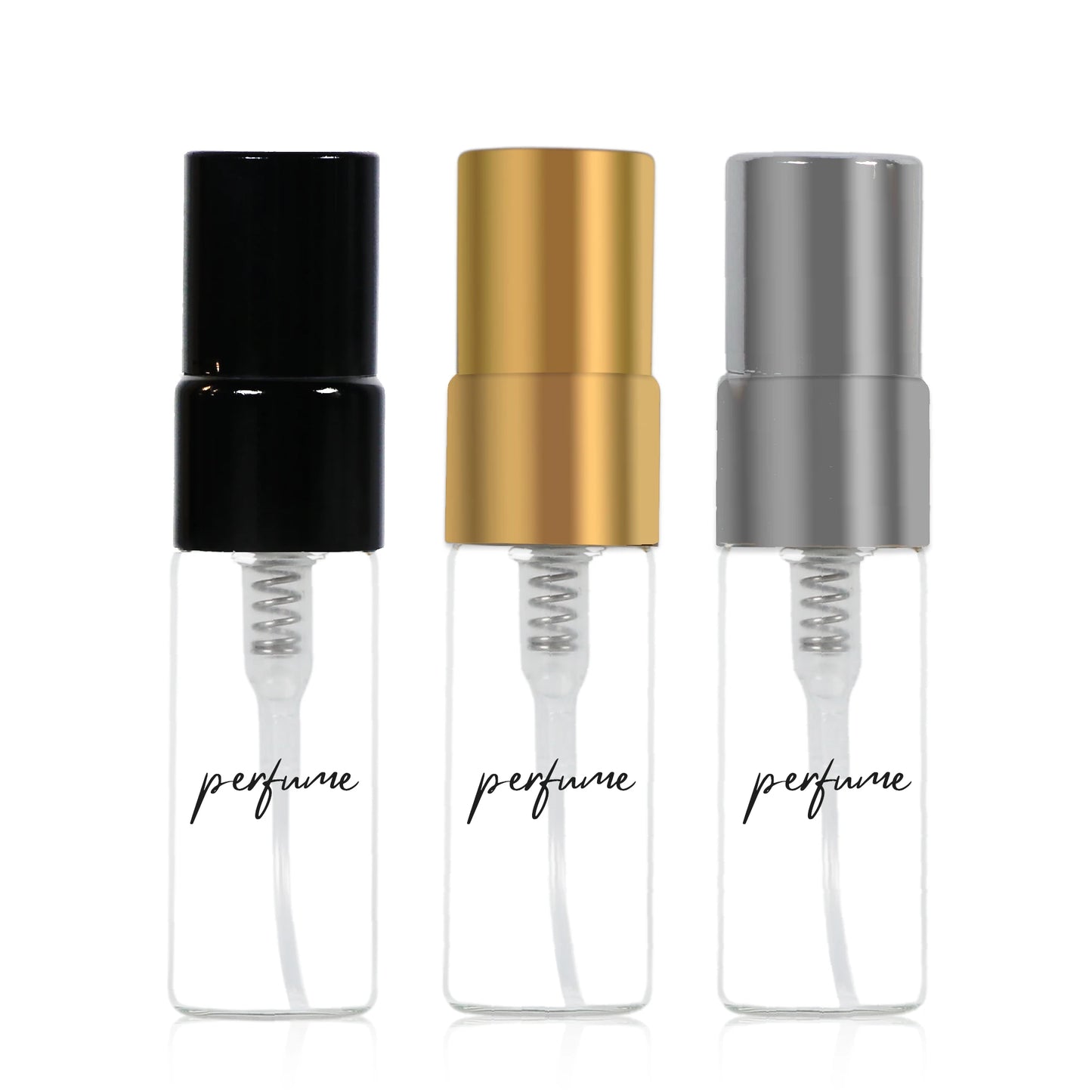 Wholesale Empty Mini 2ml 3ml 5ml Small Atomizer Spray Sample Test Glass Perfume Bottles