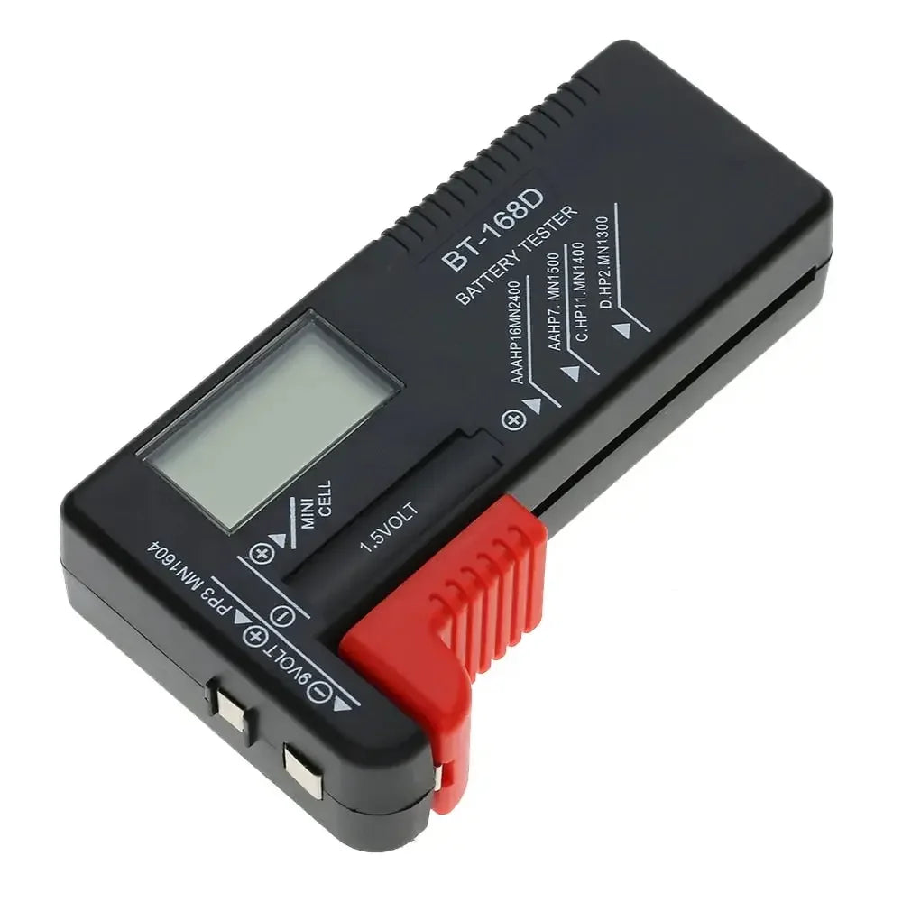 Probador de batería de BT-168D, probador LCD Digital Universal AA AAA CD 9V 1,5 V, probador de voltaje de batería de bo…