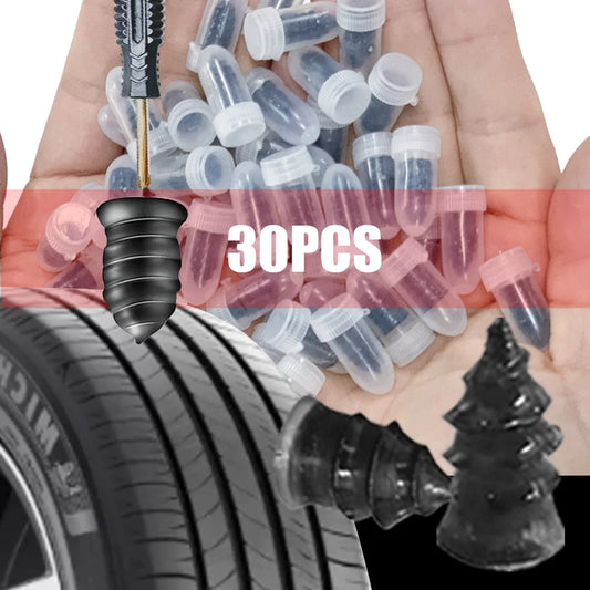Juego de clavos de goma para reparación de neumáticos de coche, herramienta Universal de reparación de neumáticos para…