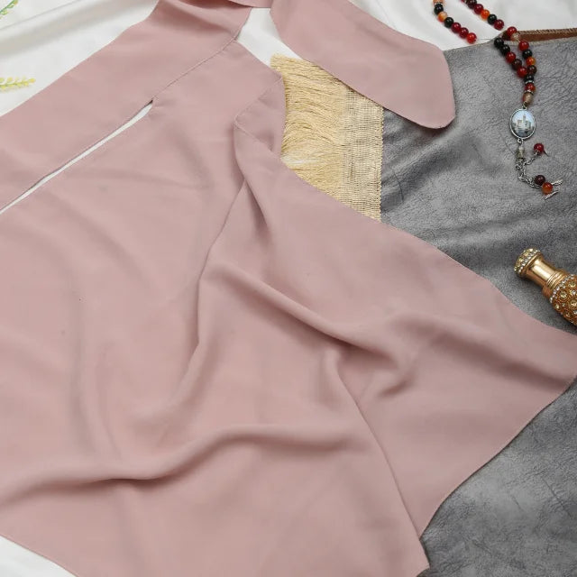 Wholesale Single Layer Wool Chiffon Niqab Ready Ship Modest Islamic Face Veil for Women Bulk Supply Factory Price Quick Dry