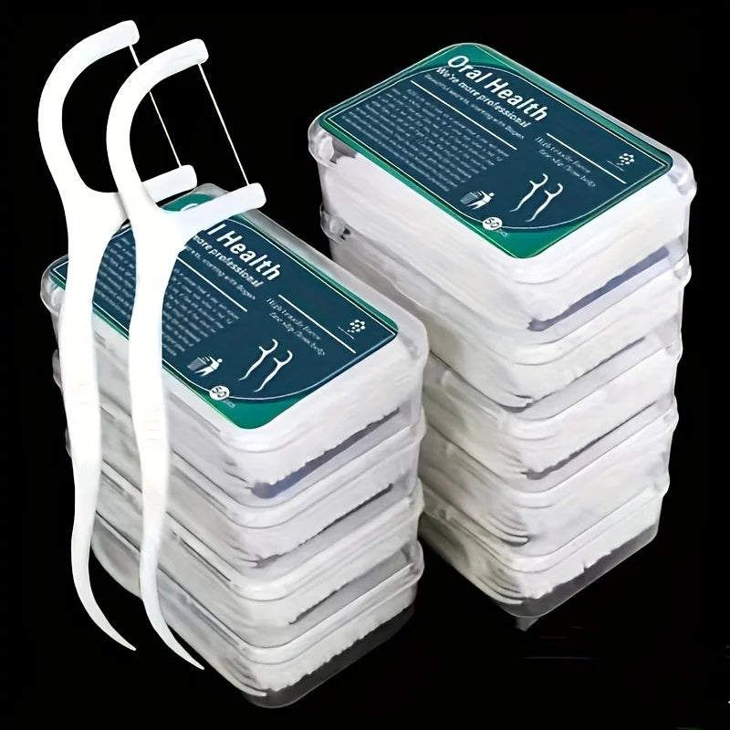 50 Uds. De hilo Dental, hilo Dental de limpieza profunda para el cuidado bucal adecuado, selecciones de hilo Dental des…