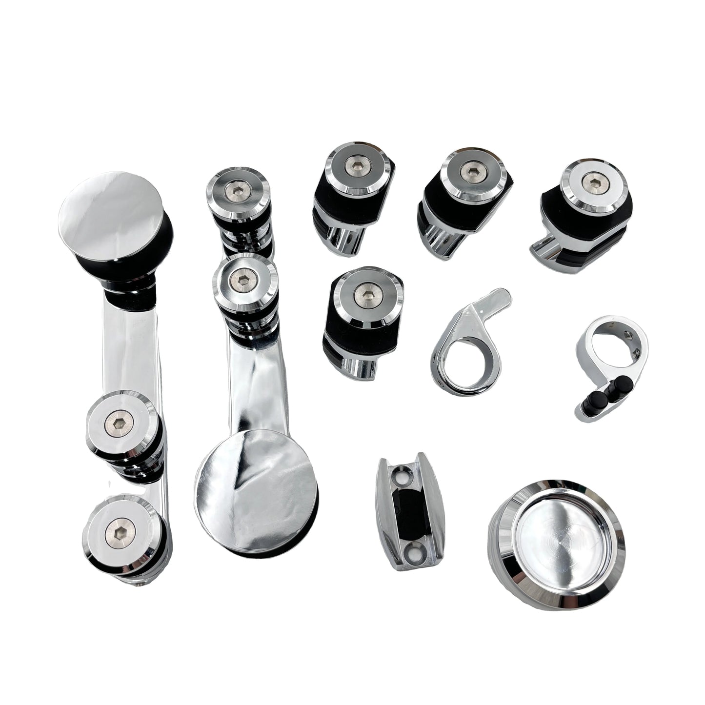 Frameless 8-12mm Tempered Bathroom Glass Door Accessories Shower Door Fitting Slide Rail System Gate Glass Sliding Door Roller