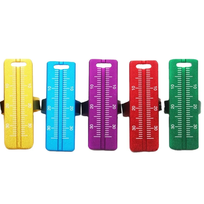 Colorful Dental Endodontic Finger Ruler for Endo Span Measurement Scale Gauge Dentistry Ring Ruler for Endodontic Dentist Tools