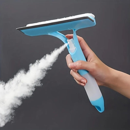Limpiador de vidrio multifunción, cepillo de limpieza de ventanas para el hogar, pulverizador, cepillo de limpieza de j…