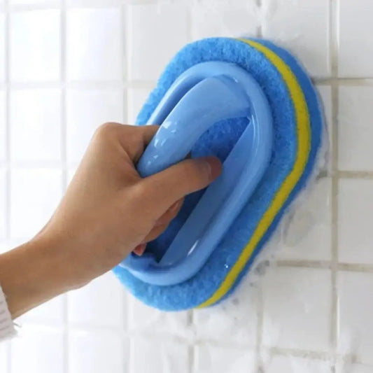 Esponja de Limpieza Multifuncional con Mango para Cocina, Baño, Azulejos, Vidrio, Bañera, Eliminación de Manchas, Diseñ…