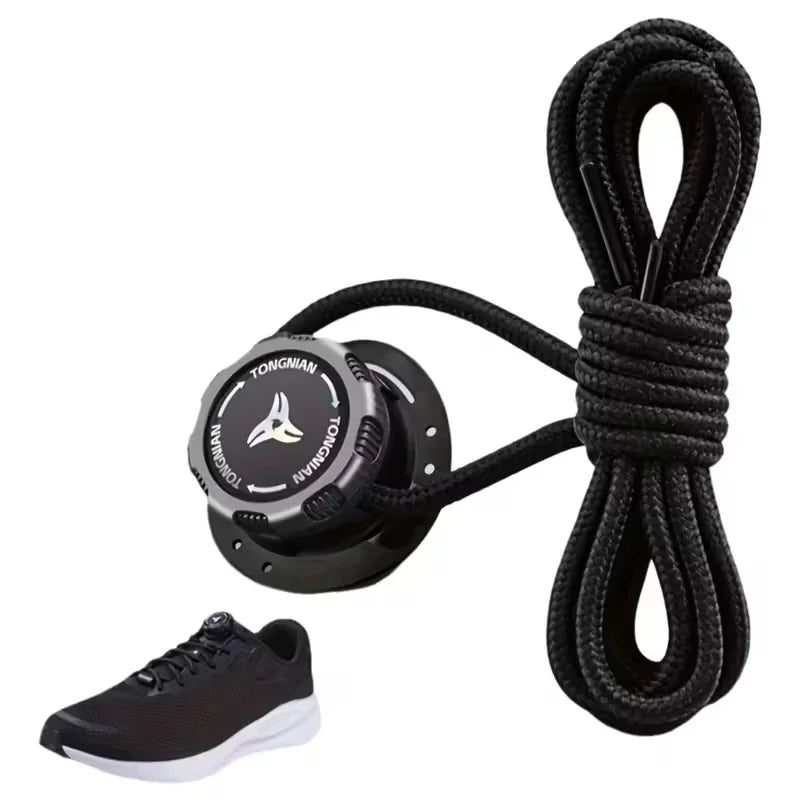1 Par de Cierres de Zapatos Sin Cordones - Hebillas Giratorias para Zapatos Deportivos y de Exterior - Diseño Unisex de…