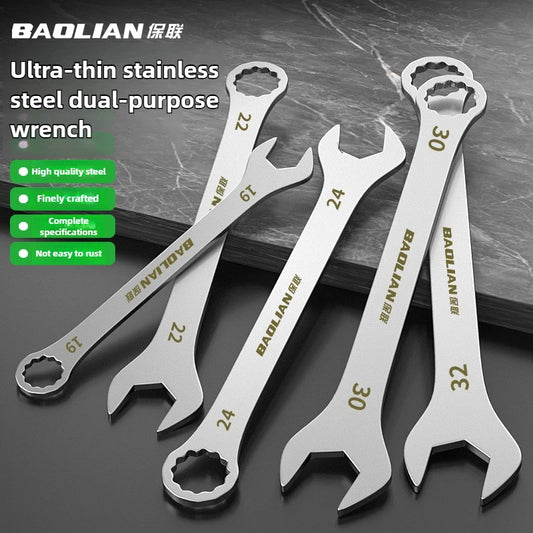 Llave ultrafina de 3mm, llave abierta grande, llave de doble propósito ciruela, venta al por mayor, sección delgada tra…