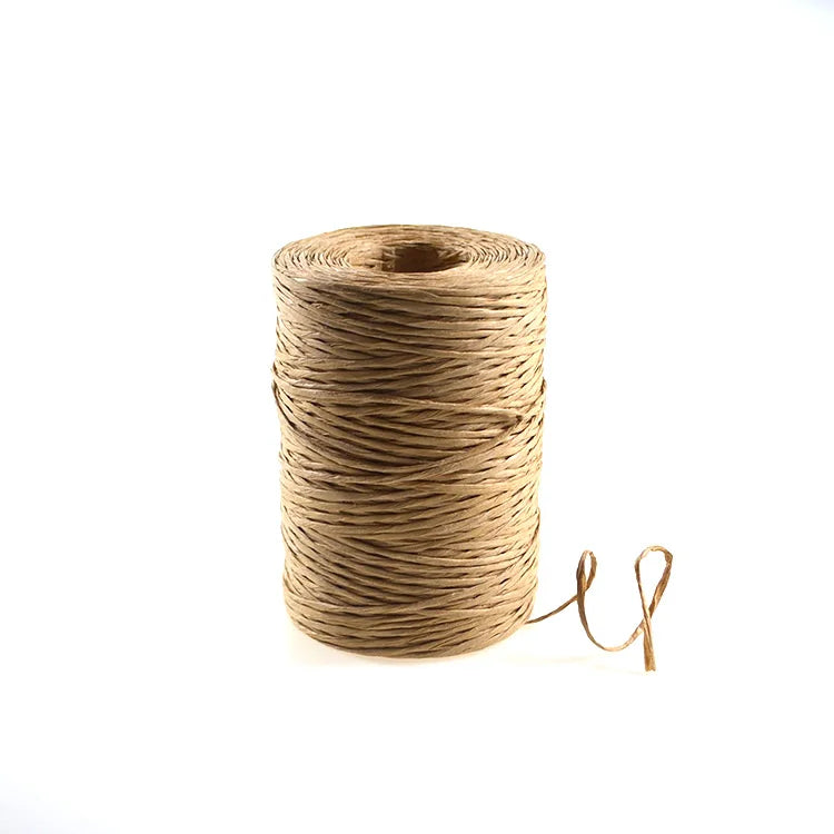 Twisted Paper Raffia Paper Raffia String Paper Rope and Twine  Twisted Paper Craft String Cord Rope 100m Roll for Packaging