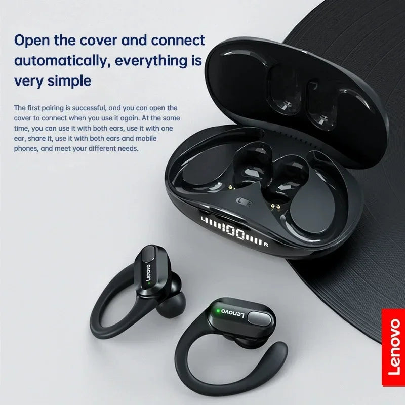 Lenovo XT80 auriculares inalámbricos Bluetooth 5,3 auriculares verdaderos con micrófono Control de botón reducción de r…