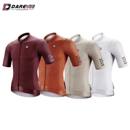 DAREVIE Jersey de ciclismo moda mujer ciclismo Jersey SPF 50+ hombre bicicleta Jersey alta calidad suave transpirable c…