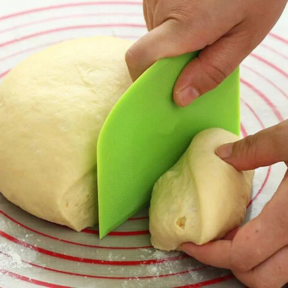 Juego de herramientas para hornear versátil, espátula para crema y pasteles, cuchillo para masa y raspador de mantequil…