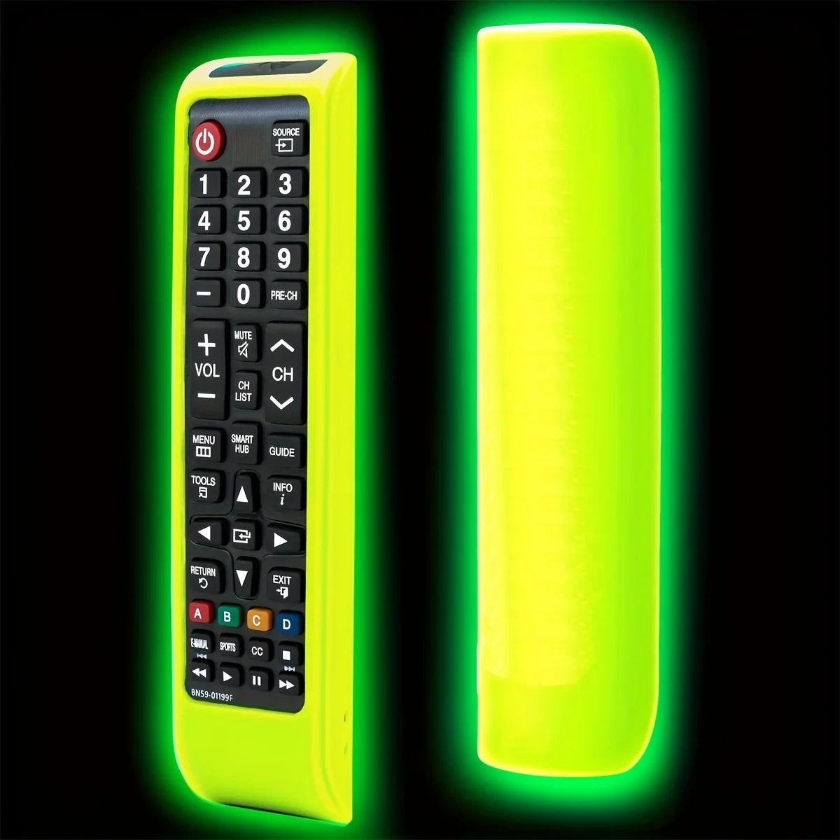 Funda remota de silicona para mando de TV Samsung, funda remota para mando a distancia Samsung BN59-01199F, funda de pi…