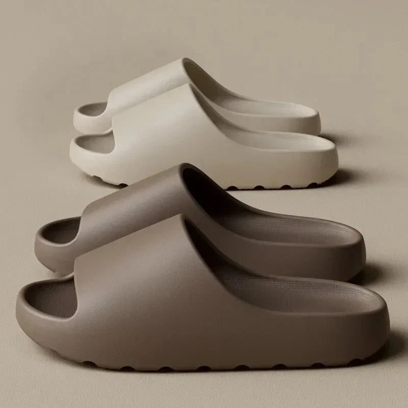 Zapatillas de coco, sandalias de suela gruesa de nube, moda de verano, zapatillas de playa de fondo suave para hombres,…