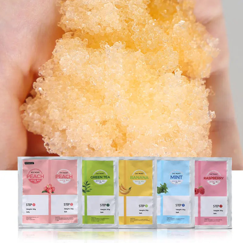 Lavender Vegan Hyaluronic Acid Foot Bath Salt Crystals Gel Spa Mask with Honey & Milk Rose-Exfoliating Whitening Moisturizing