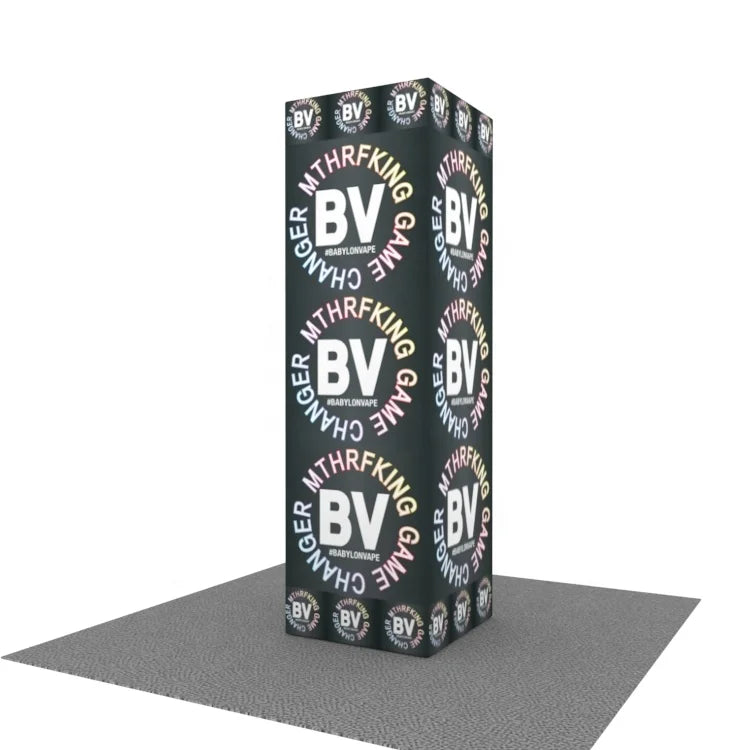 Promotional Easy Install Expo Fair Exhibition 3x3x10ft Portable Aluminum Polyester Tension Fabric Trade Show Booth Display