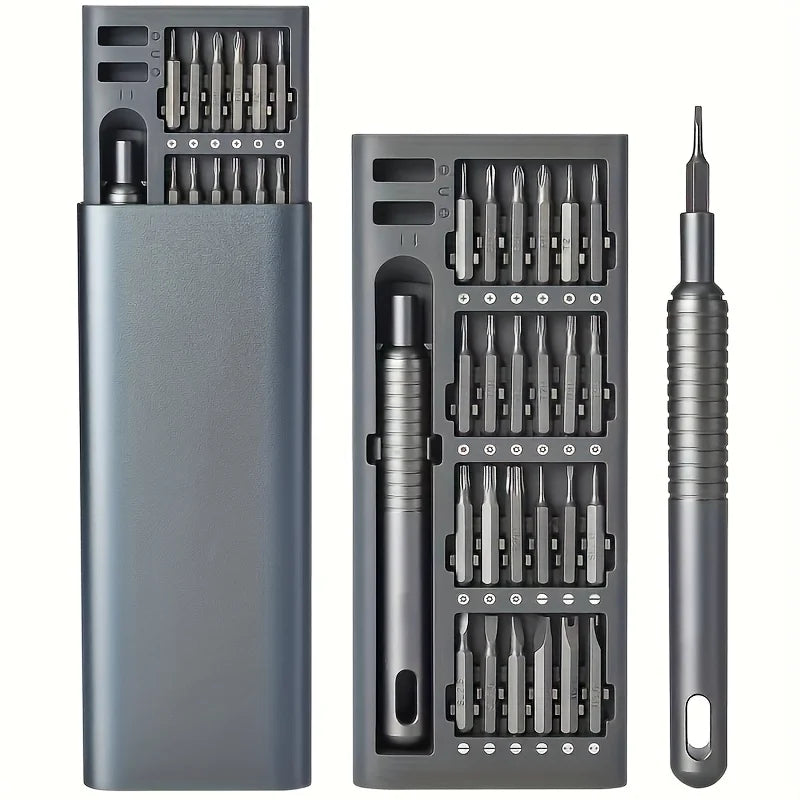 Juego de mini destornilladores 25 en 1, destornilladores pequeños de cabeza plana y en forma de cruz, aptos para produc…