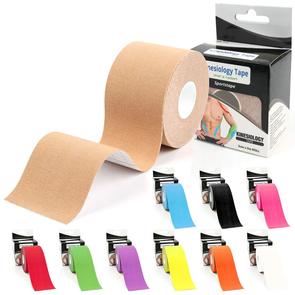 Latex Free Physio Tape Muscle Strips Athletic Ankle Support Brace Elastic Supports Tapes for Ankle Wrists Knees Joints