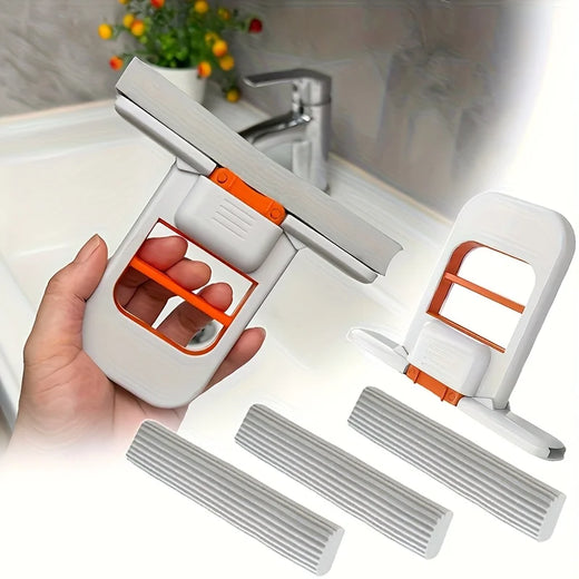 Fregonas de escritorio autosujetadas, fregona de esponja de mano para el hogar, baño, cocina, depurador de mesa plegable, Mini herramientas de limpieza, 2/8 Uds.