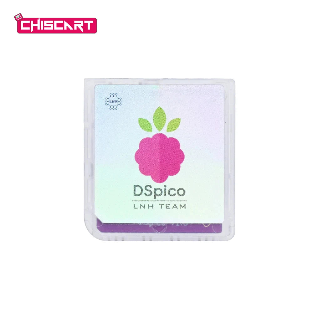 Lector de Juegos Chiscart DSpico, Carcasa Transparente Moldeada por Inyección con MCU RP2040 para Consolas NDS, NDSL, D…