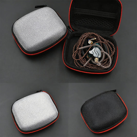 Bolsa de almacenamiento para auriculares, caja cuadrada para auriculares, accesorios para almacenamiento de auriculares…