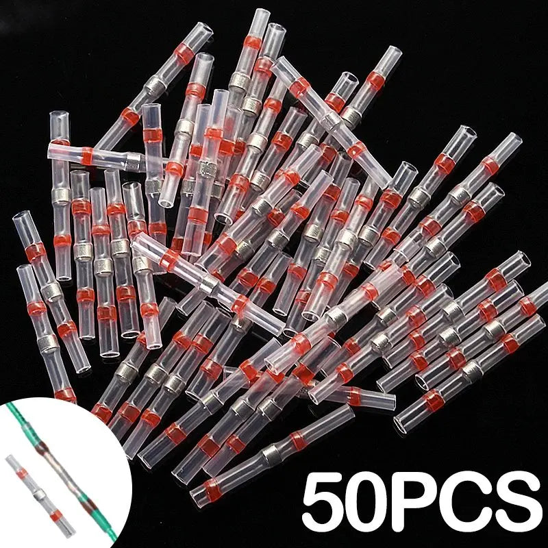 Conectores de cable termorretráctiles SST21, piezas de manga impermeable, empalme eléctrico a tope, Terminal de sellado…