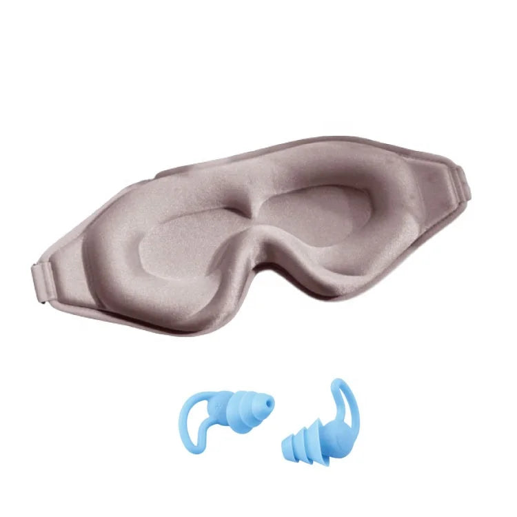 For Hot Sell Contoured 3D Memory Foam Eye Mask Pressure Relief Hair Tangle-Free Design for Sleeping 100% Blackout Adjustable
