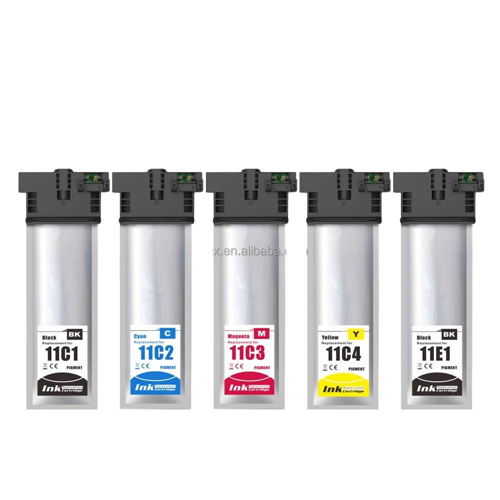 Tatrix T11C1 T11C2 T11D1 T11D2 T11E1 Compatible Printer Ink Bag Cartridge for Epson WorkForce Pro WF-C5390DW/WF-C5890DW Printer