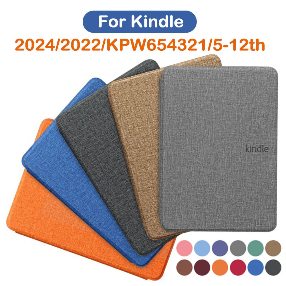 Funda para Kindle 2024 2022 2021 Paperwhite Colorsoft 1 2 3 5 6 10th 11th 12th Generación 6 6,8 7 pulgadas funda con bo…